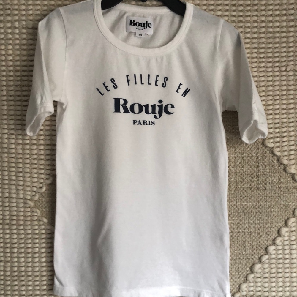 Rouje “ Les Filles En Rouje Paris” Tee